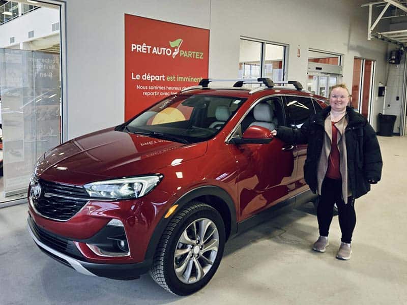 Avis client: Buick Encore 2021 AWD financé avec Prêt Auto Partez