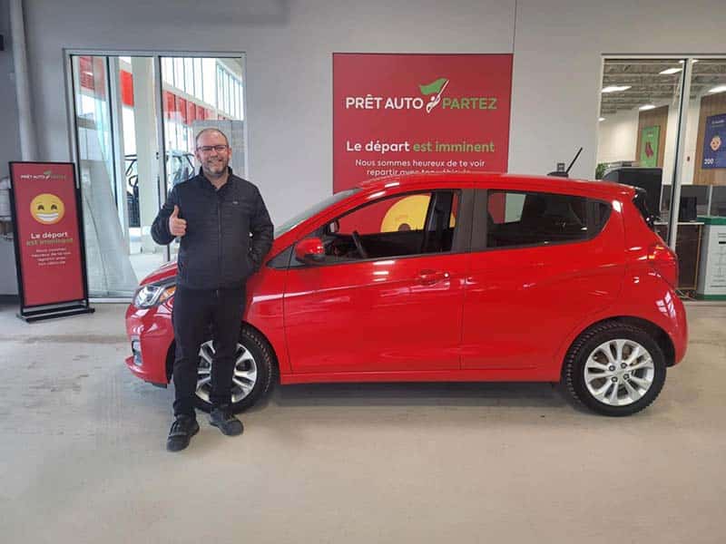Avis client: Chevrolet Spark 2021 financé avec Prêt Auto Partez