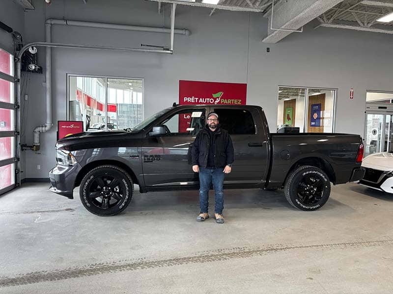 Avis client: Dodge Ram 1500 2023 financé avec Prêt Auto Partez