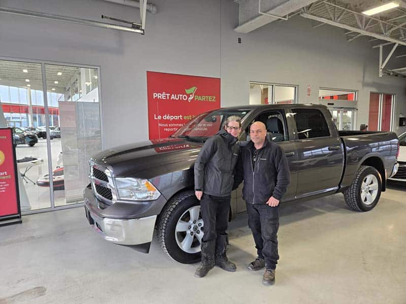 Avis client: Dodge Ram 1500 2023 financé avec Prêt Auto Partez