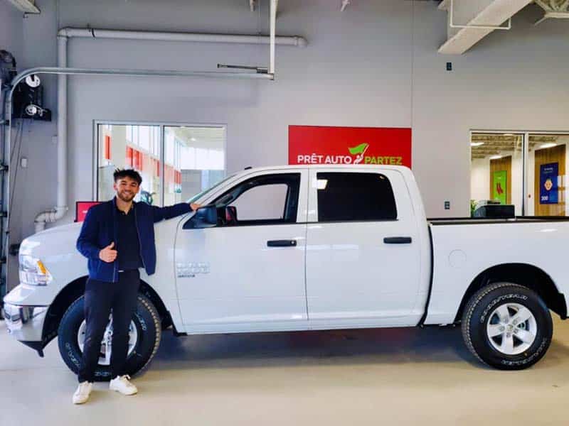 Avis client: Dodge Ram 1500 2023 financé avec Prêt Auto Partez