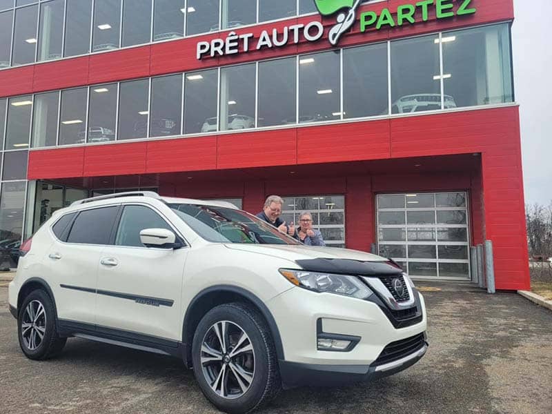 Avis client: Nissan Rogue 2020 financé avec Prêt Auto Partez