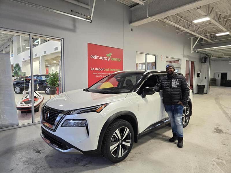 Avis client: Nissan Rogue 2021 financé avec Prêt Auto Partez
