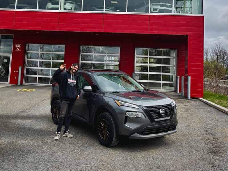 Avis client: Nissan Rogue 2021 financé avec Prêt Auto Partez