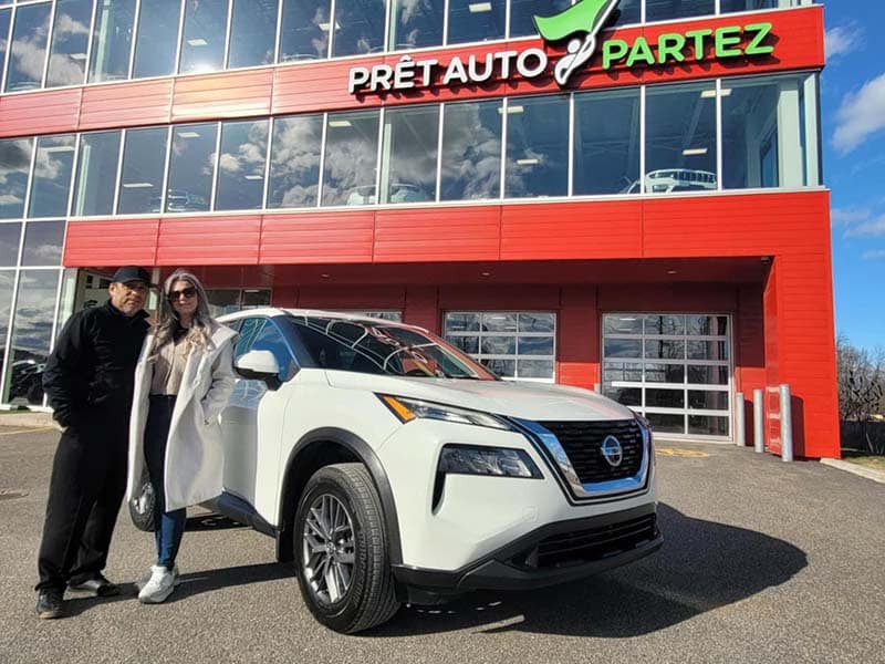 Avis client: Nissan Rogue 2021 financé avec Prêt Auto Partez