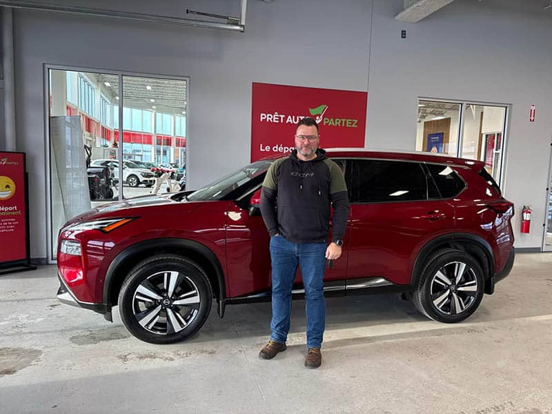 Avis client: Nissan Rogue 2021 financé avec Prêt Auto Partez