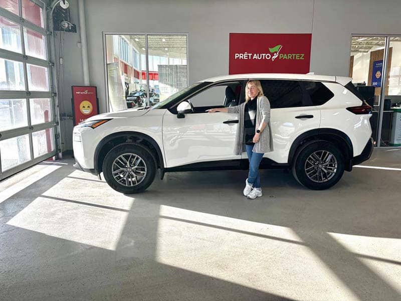Avis client: Nissan Rogue 2021 financé avec Prêt Auto Partez