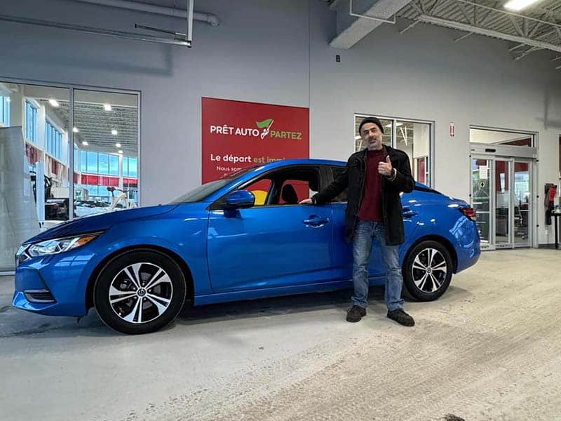 Avis client: Nissan Sentra SV 2021 financé avec Prêt Auto Partez