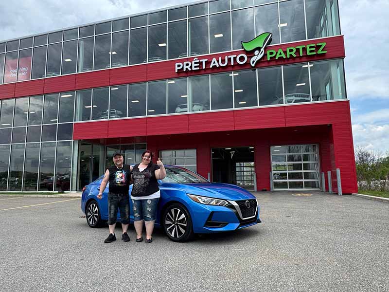 Avis client: Nissan Sentra 2023 financé avec Prêt Auto Partez