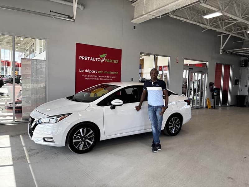Avis client: Nissan Versa 2021 financé avec Prêt Auto Partez